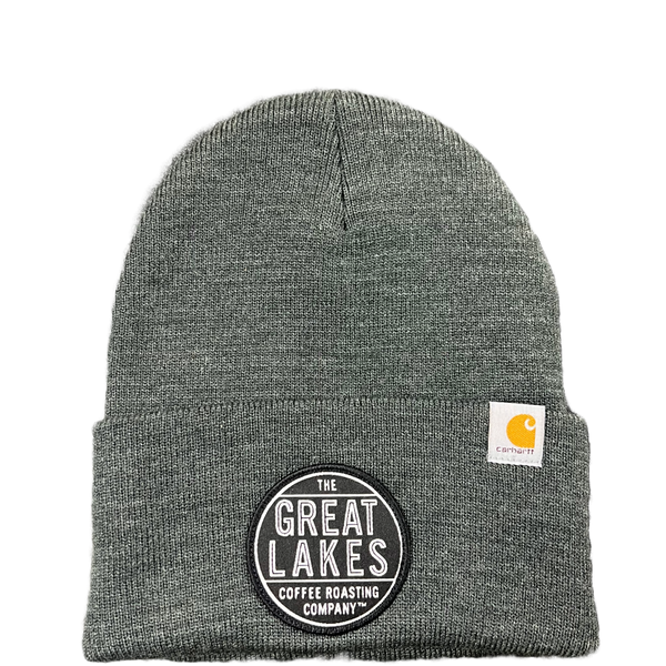 Carhartt Knit Hat Grey Great Lakes Coffee Roasting Company