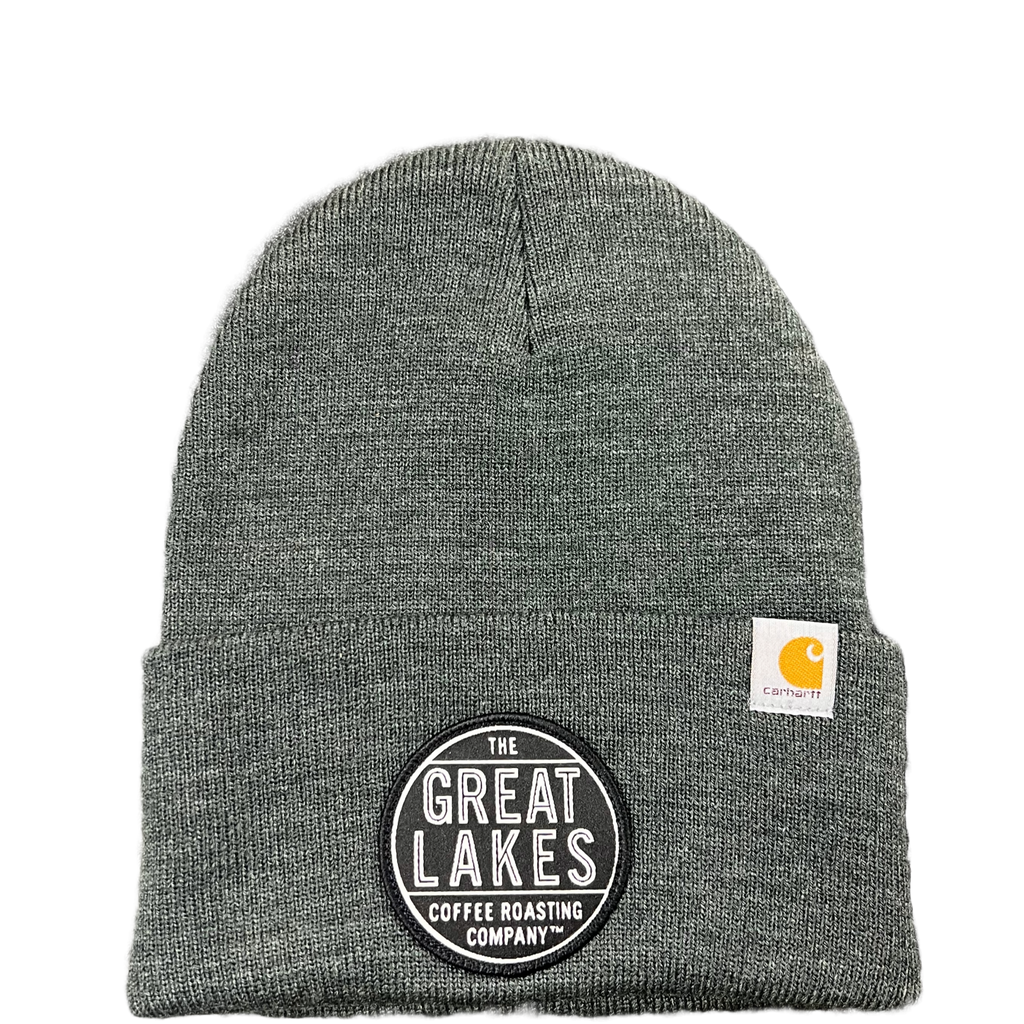 Carhartt Knit Hat Grey Great Lakes Coffee Roasting Company