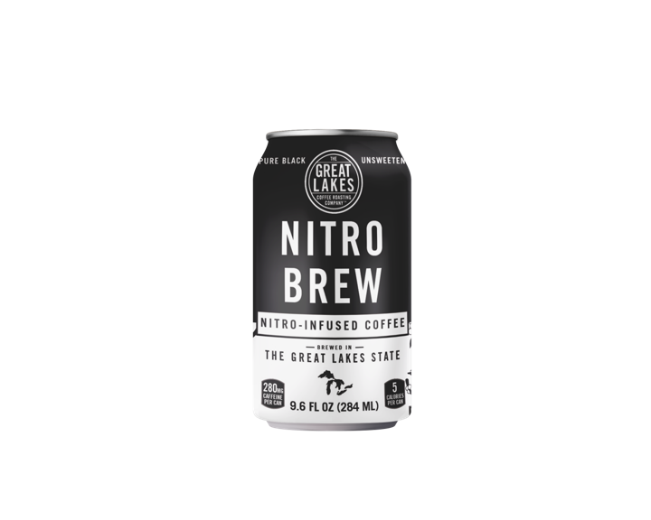 Nitro Brew 9.6oz Cans Great Lakes Coffee Roasting Company